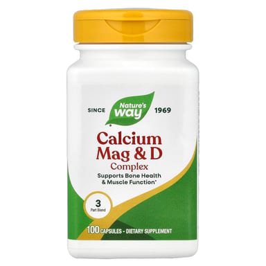 Кальций Nature's Way Mag & D Complex, 100 капсул