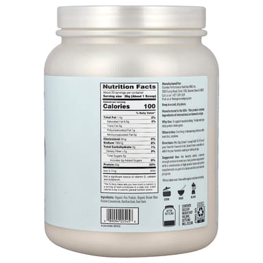 Протеиновый порошок Isopure Plant Based Low Carb, без вкуса, 521 г, 1.