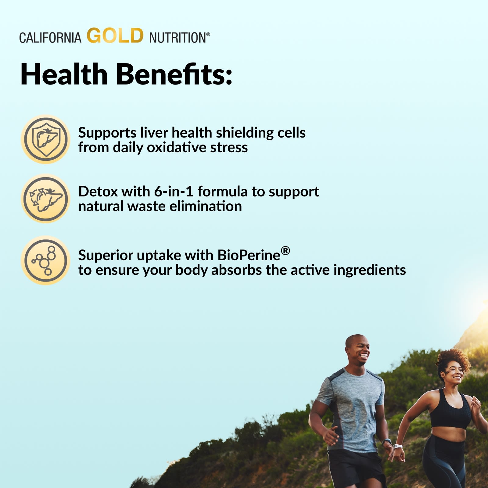 Расторопша California Gold Nutrition Silymarin Complex with Extract Plus Dandelion Artichoke and BioPerine®, оттенок Ginger, 360 растительных капсул — фото 7