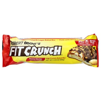 Арахисовая паста FITCRUNCH High Protein Baked Bar, 88 г, 12 шт., батончик