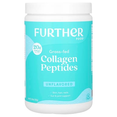 Коллаген Further Food Grass-Fed Peptides, без вкуса, 280 г