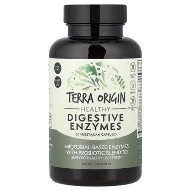 Пищеварительные ферменты Terra Origin Healthy, 60 растительных капсул