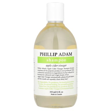 Яблочный уксус Phillip Adam Shampoo, вкус Apple Cider Vinegar, 355 мл
