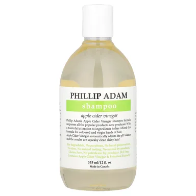 Фото товара: Яблочный уксус Phillip Adam Shampoo, аромат «Apple Cider Vinegar», 355 мл