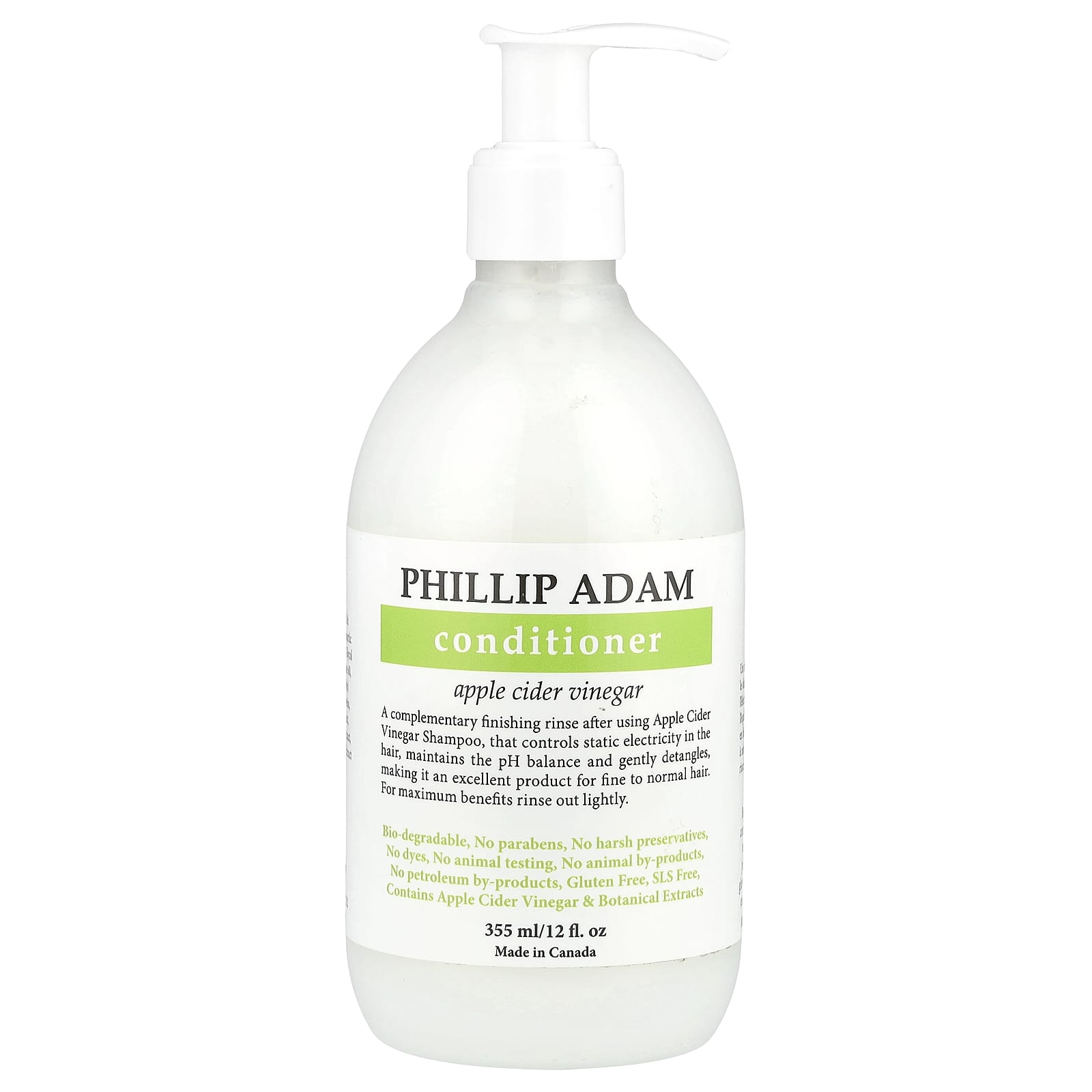 Яблочный уксус Phillip Adam Conditioner, вкус Apple Cider Vinegar, 355 мл