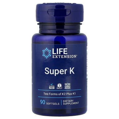 Витамин K комплекс Super K Life Extension, 90 мягких капсул
