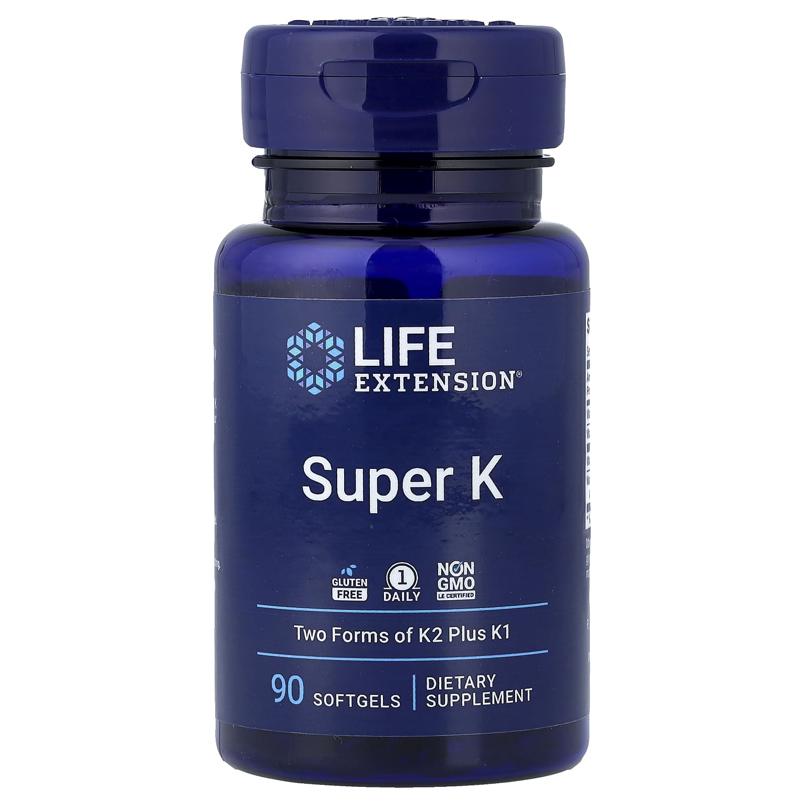 Витамин K комплекс Super K Life Extension, 90 мягких капсул