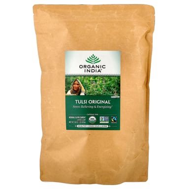 Чай Organic India Tulsi Original Loose Leaf, без кофеина, 454 г