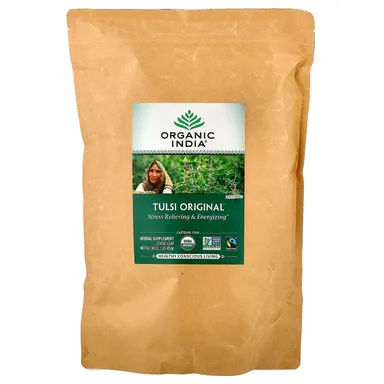 Фото товара: Чай Organic India Tulsi Original Loose Leaf, без кофеина, 454 г