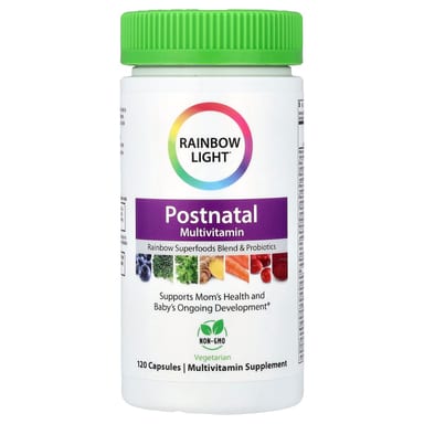 Мультивитамины Rainbow Light Postnatal, 120 капсул