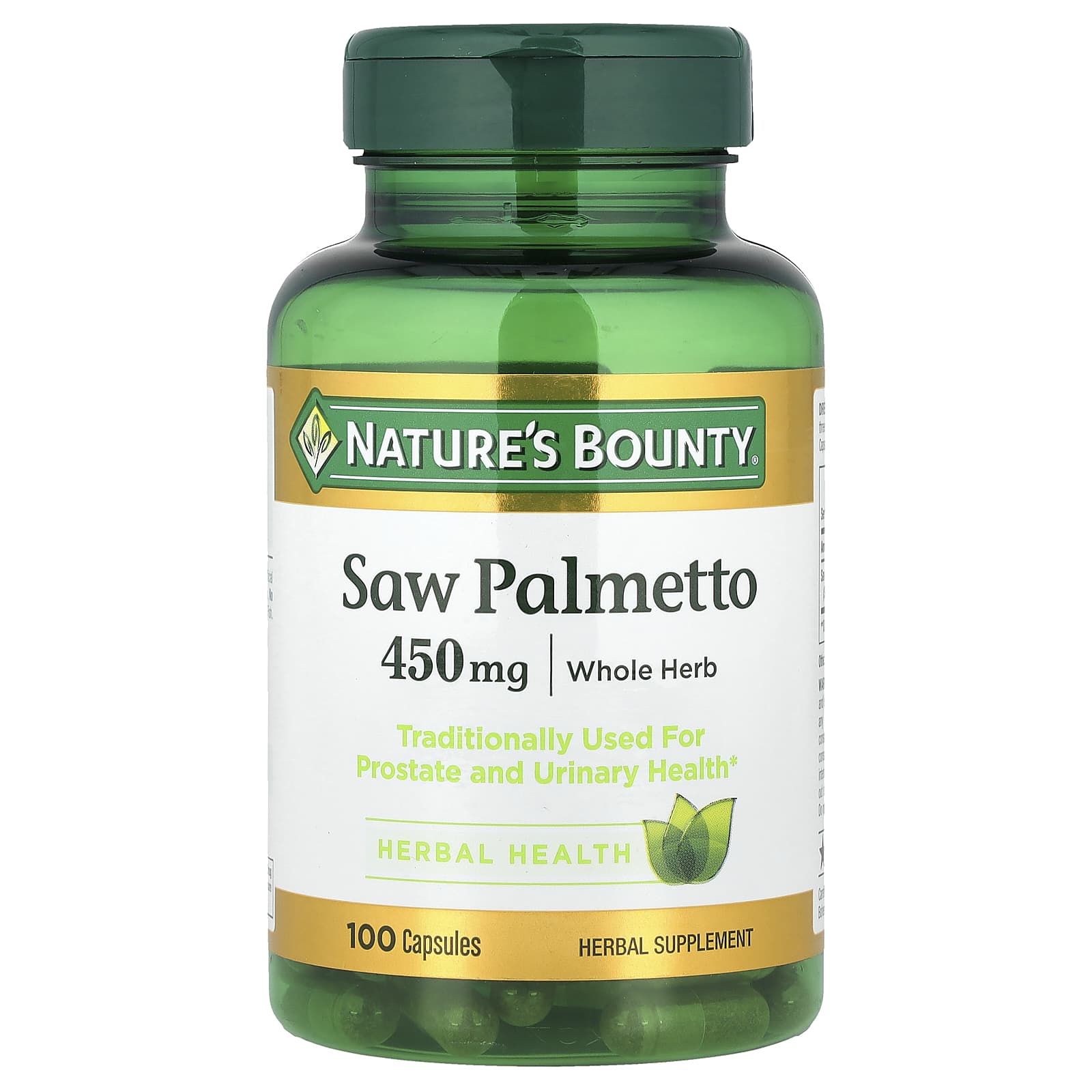 Пальметто Nature's Bounty, 450 мг, 100 капсул