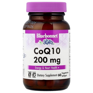 Коэнзим Q10 Bluebonnet Nutrition, 200 мг, 60 мягких капсул