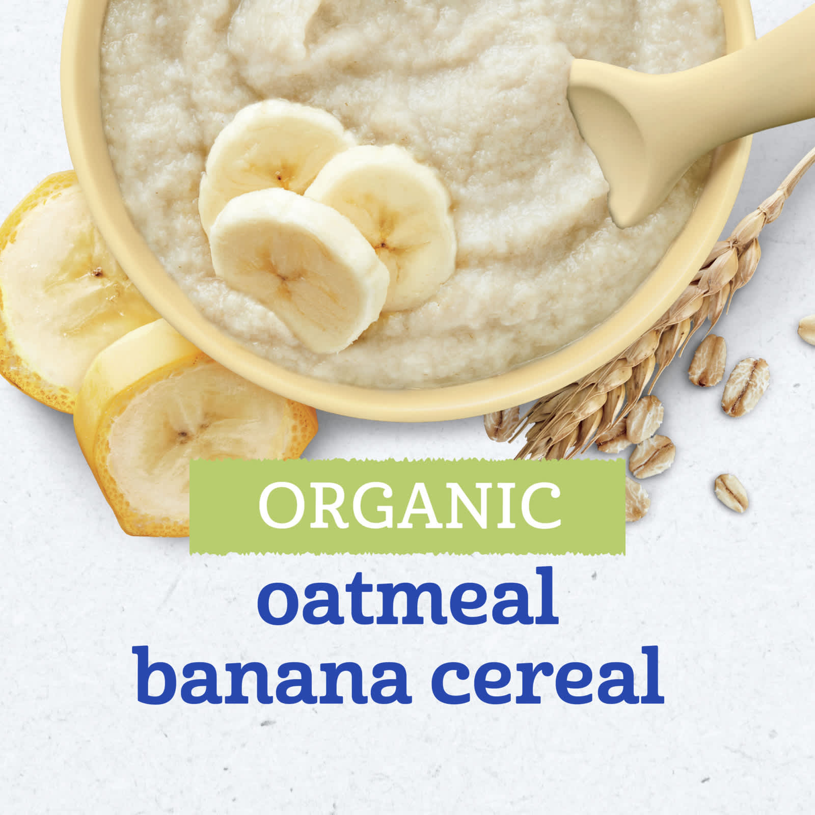 Овсянка Gerber Organic for Baby Grain & Grow™ 2nd Foods® Banana Cereal, 227 г — фото 4