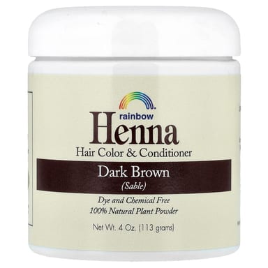 Кондиционер Rainbow Research Henna Hair Color & Dark Brown (Sable), 113 г