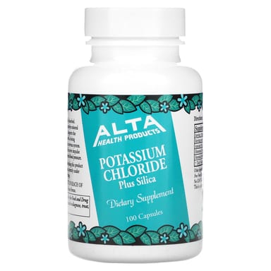 Калий Alta Health Chloride Plus Silica, 100 капсул