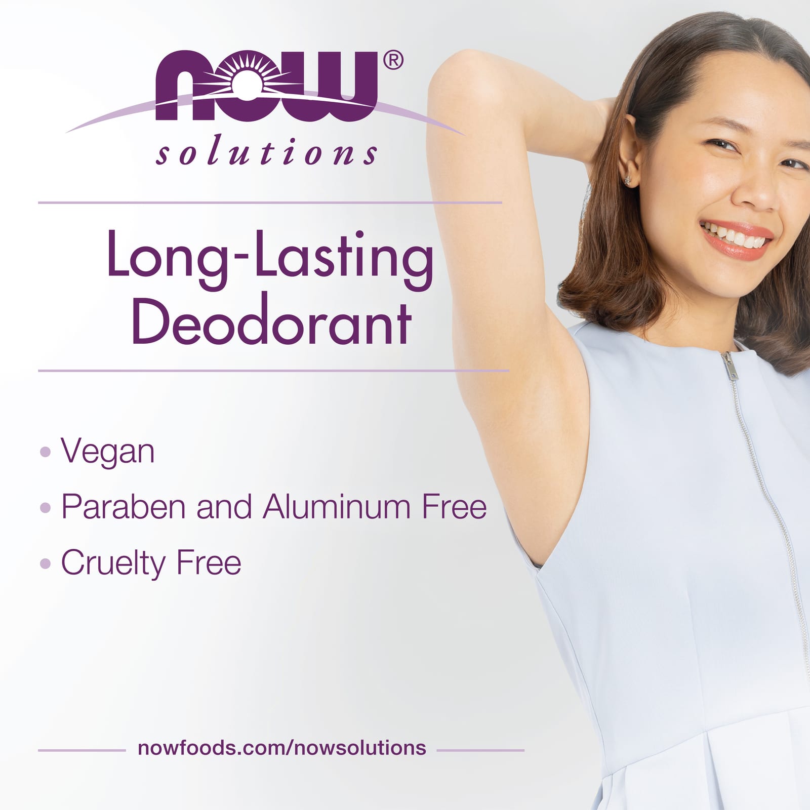 Дезодорант NOW Foods Solutions Long-Lasting Rose Ylang Ylang, 62 г — фото 3