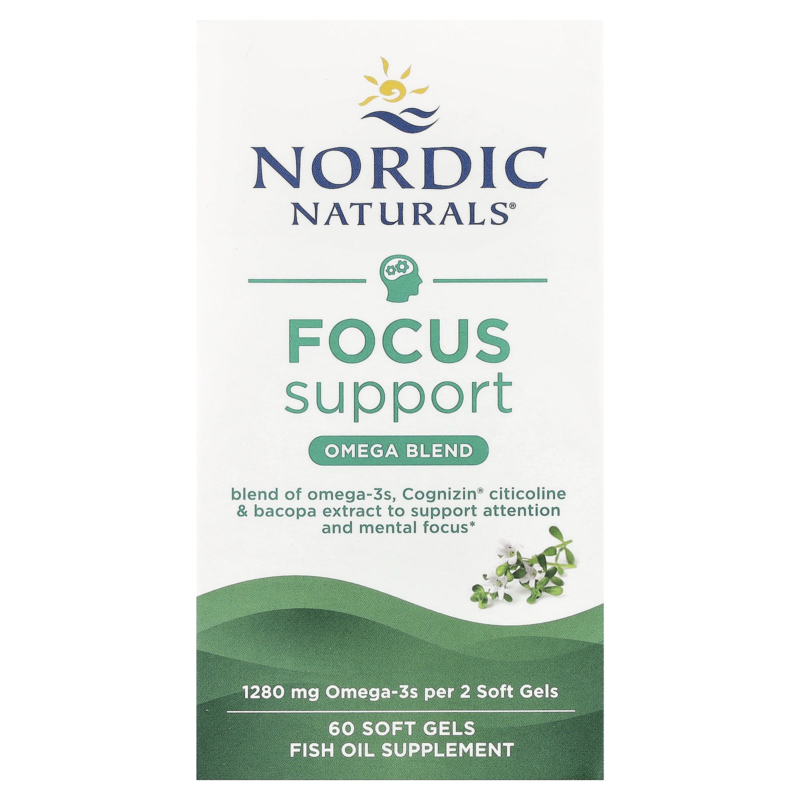 Комплекс омега Nordic Naturals Focus Support, 60 софтгелей — фото 2