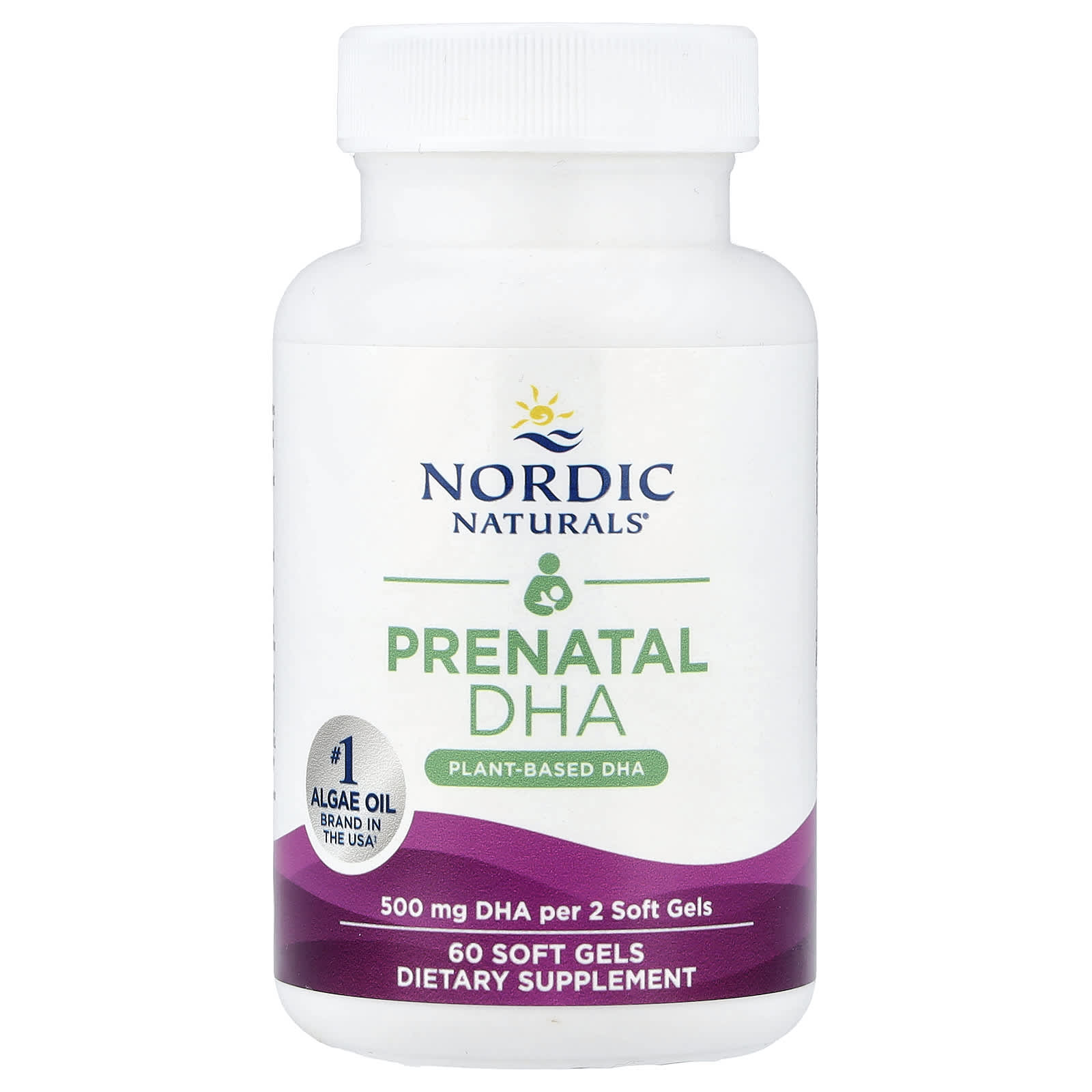 DHA для беременных Nordic Naturals, 250 мг, 60 софтгелей