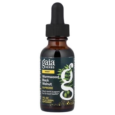 Оболочка чёрного ореха Gaia Herbs Wormwood Supreme, 30 мл