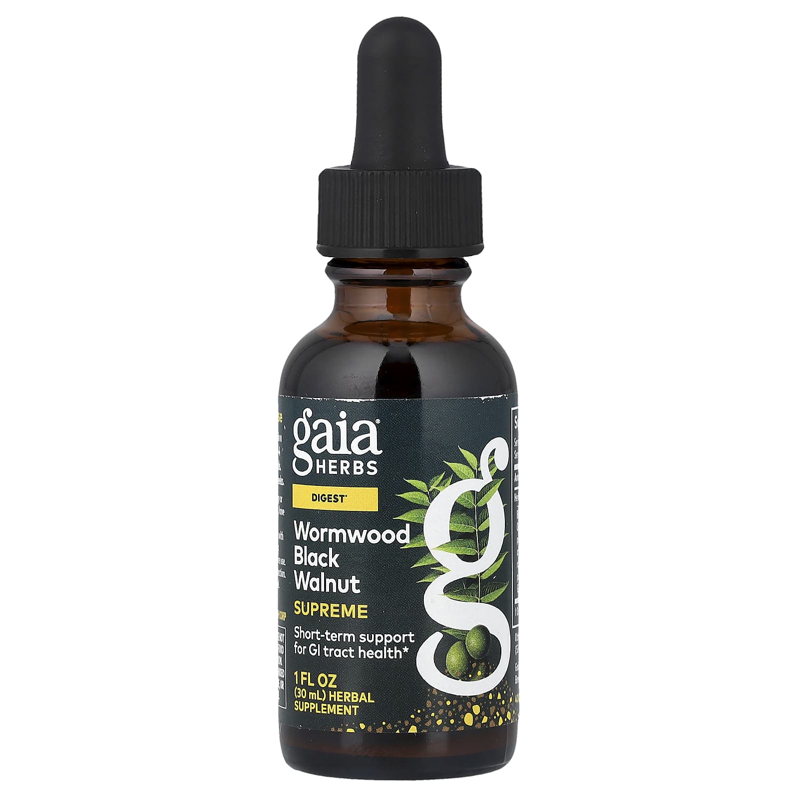 Оболочка чёрного ореха Gaia Herbs Wormwood Supreme, 30 мл