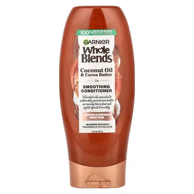 Фото товара: Кондиционер Garnier Whole Blends Smoothing Coconut Oil & Cocoa Butter, 370 мл