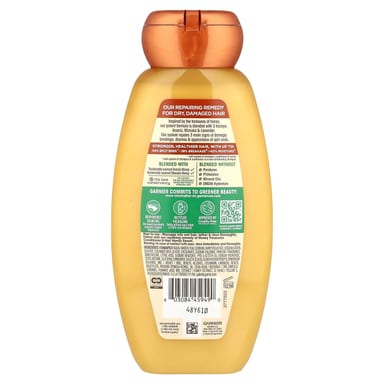 Шампунь Garnier Whole Blends Honey Treasures Repairing Dry Damaged Hair, 370 мл