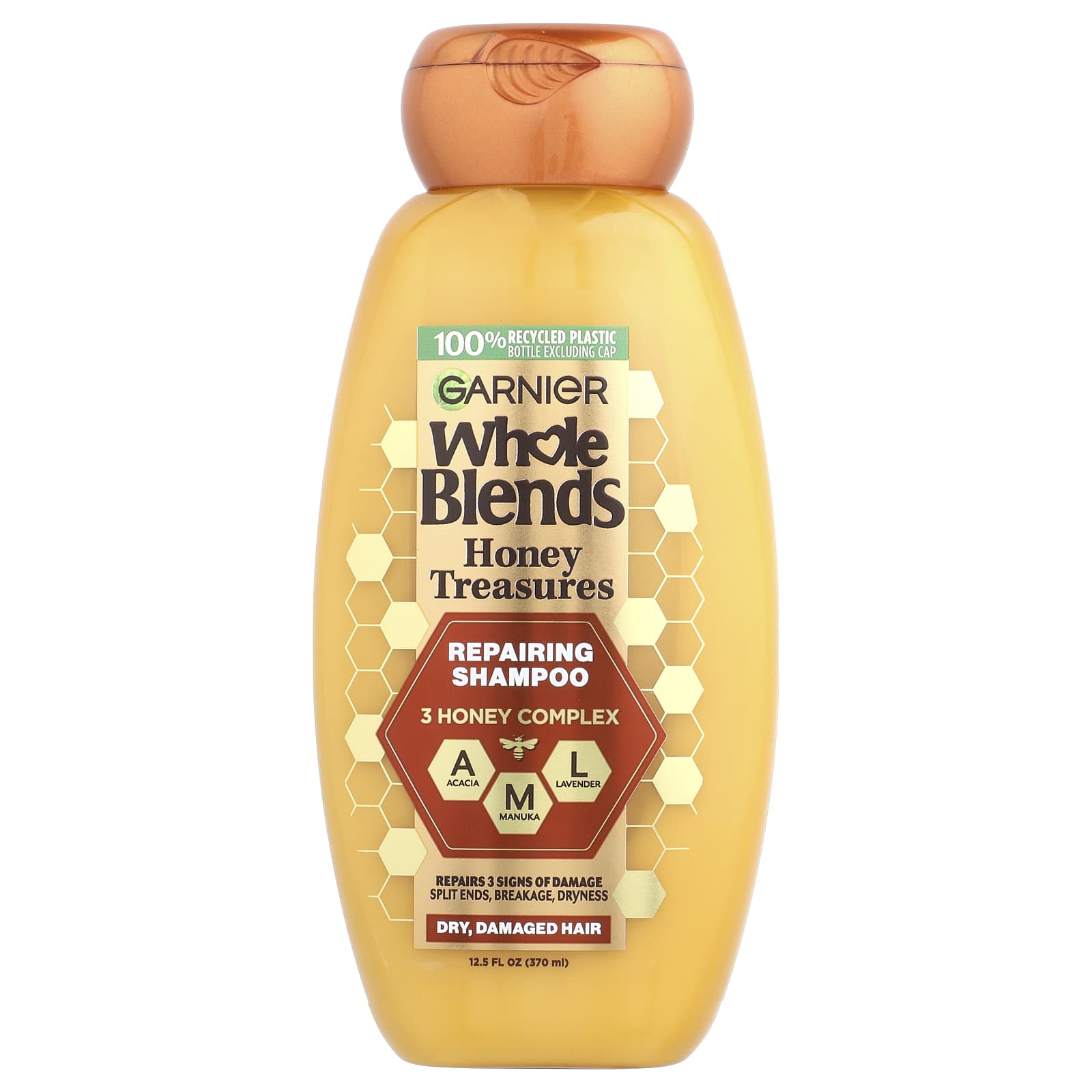 Шампунь Garnier Whole Blends Honey Treasures Repairing Dry Damaged Hair, 370 мл — фото 2