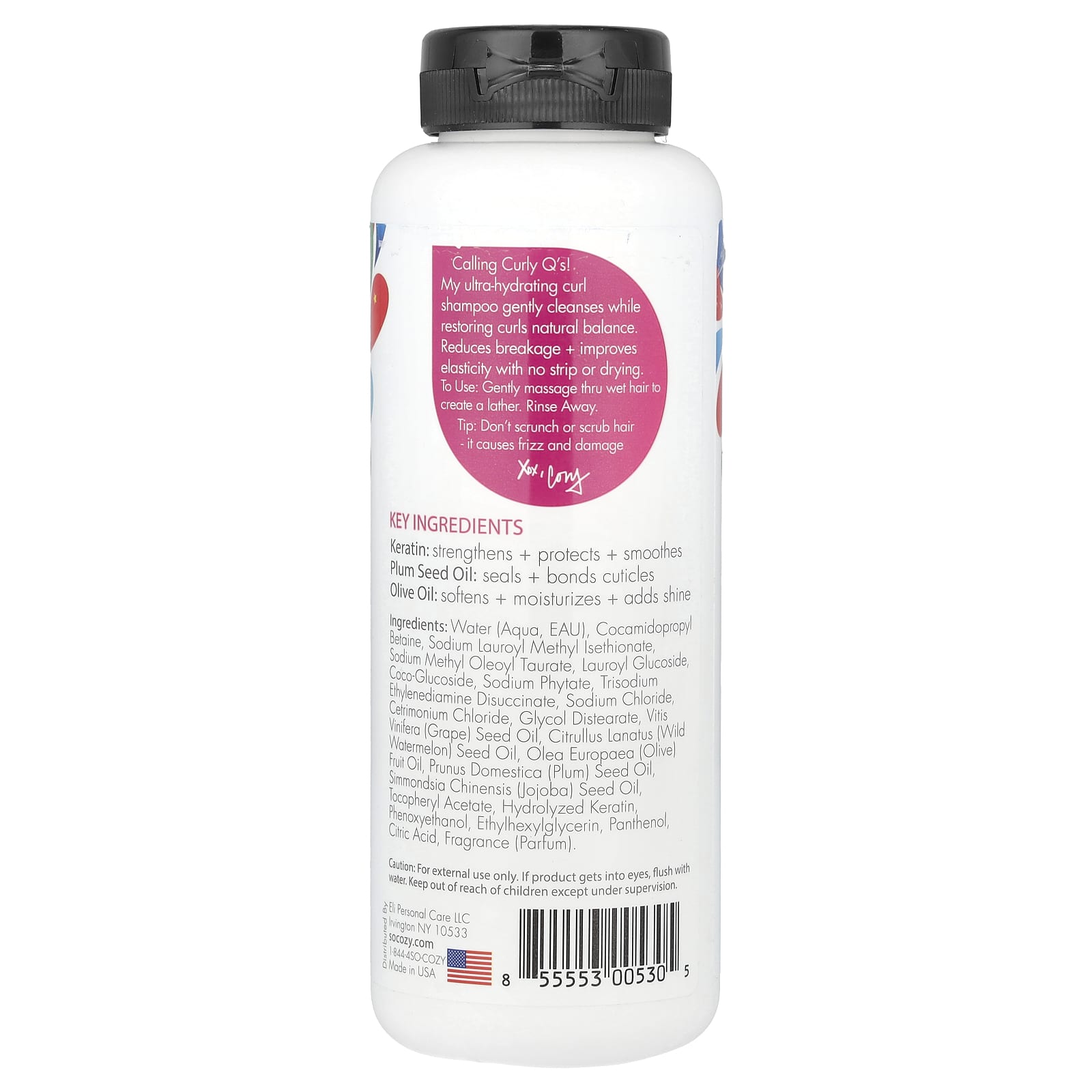 Очищающее средство SoCozy Kids® Curl Shampoo Ultra-Hydrating, 311 мл — фото 2