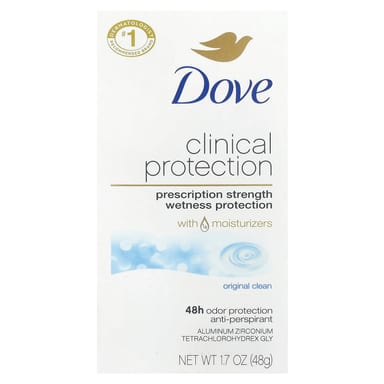 Антиперспирант Dove Clinical Protection Prescription Strength Deodorant Original Clean, 48 г