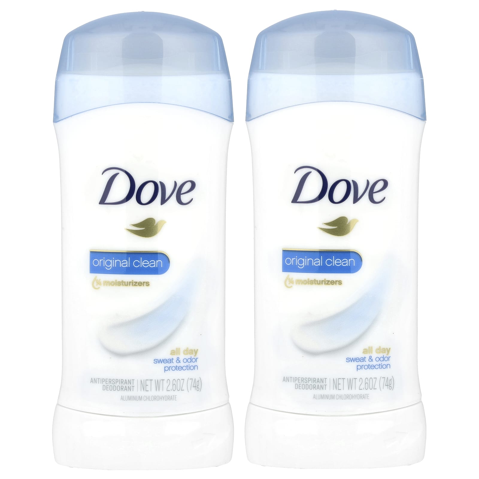 Антиперспирант Dove Deodorant Original Clean 2 Pack, 74 г — фото 3