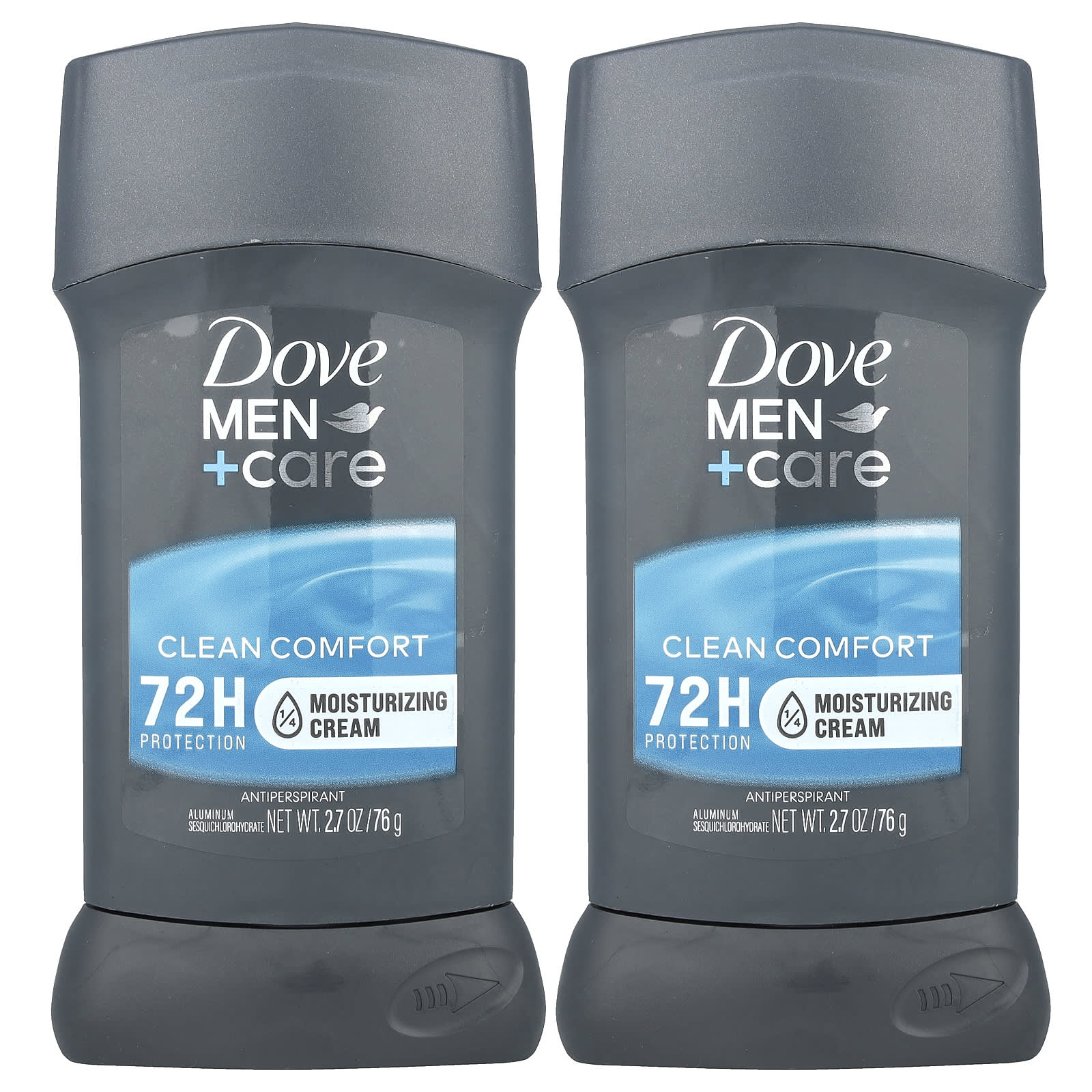 Антиперспирант Dove Men+Care Deodorant Clean Comfort 2 Pack, 76 г — фото 3