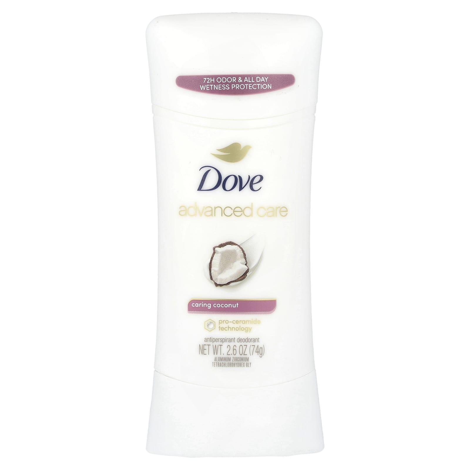 Антиперспирант Dove Advanced Care Deodorant Caring Coconut, 74 г