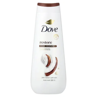 Фото товара: Гель для душа Dove Restore Coconut + Cocoa Butter, 591 мл