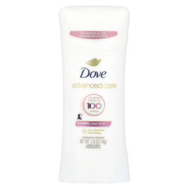 Антиперспирант Dove Advanced Care Deodorant Clear Finish, оттенок Invisible, 74 г