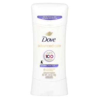 Антиперспирант Dove Advanced Care Deodorant Sheer Fresh, оттенок Invisible, 74 г