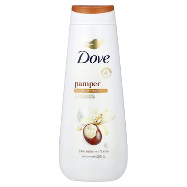 Гель для душа Dove Pamper, вкус Shea Butter Vanilla, 591 мл