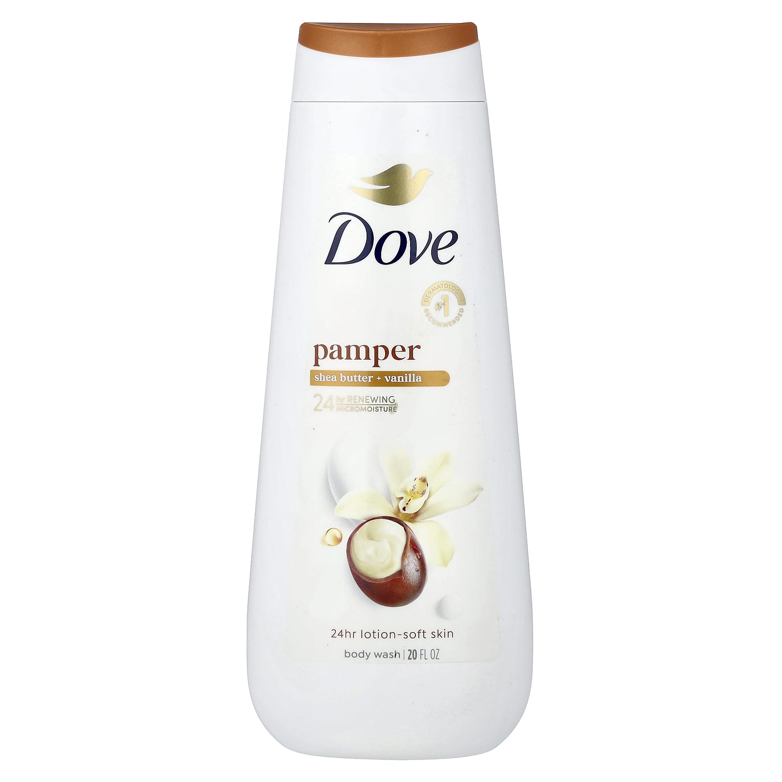 Гель для душа Dove Pamper, вкус Shea Butter Vanilla, 591 мл