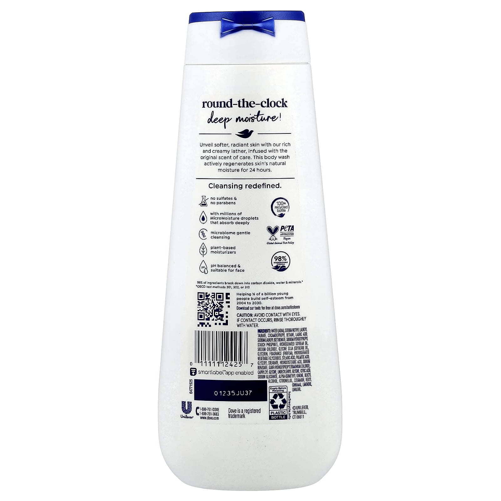 Гель для душа Dove Deep Moisture, 591 мл — фото 2