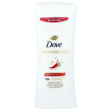 Фото товара: Антиперспирант Dove Advanced Care Deodorant Apple & White Tea, 74 г