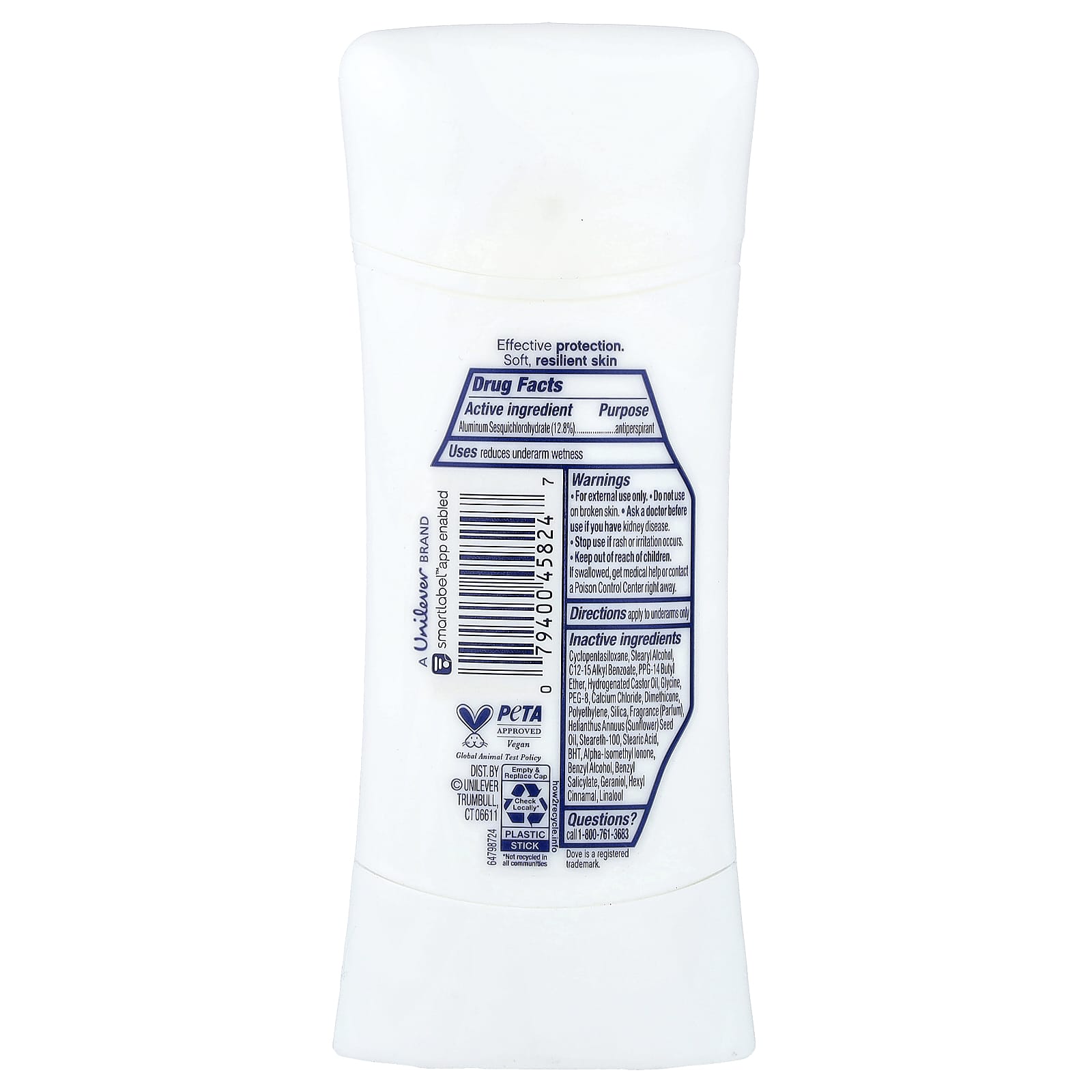 Антиперспирант Dove Advanced Care Deodorant Apple & White Tea, 74 г — фото 2