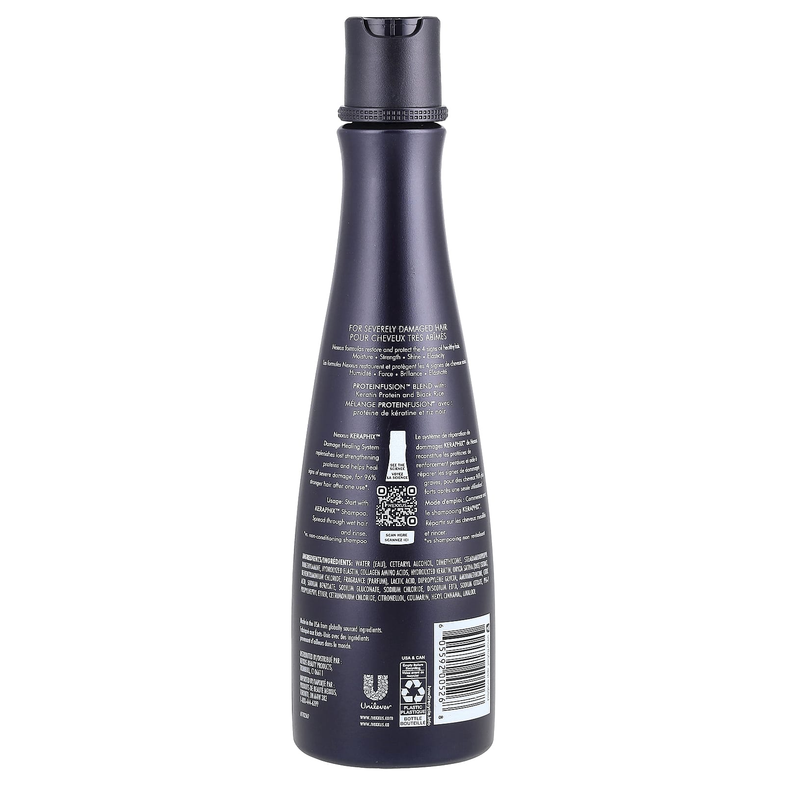 Кондиционер Nexxus Keraphix™ Damage Healing XX Protein Fushion™ with Keratin Protein and Black Rice, 400 мл — фото 2