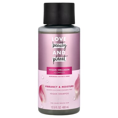 Шампунь Love Beauty and Planet Vegan Collagen + Complex For Color-Treated Hair Murumuru Butter & Rose, 400 мл