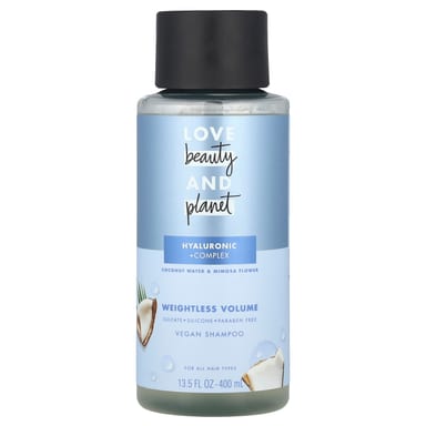 Шампунь Love Beauty and Planet Vegan For All Hair Types Coconut Water & Mimosa Flower, 400 мл