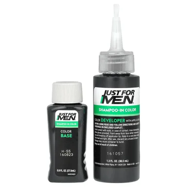 Фото товара: Набор для окрашивания волос Just for Men Shampoo-In-Color Real Black H-55, набор для одного применения