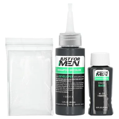 Фото товара: Набор для окрашивания волос Just for Men Shampoo-In Color H-15 Dark Blond/Lightest Brown Single Application