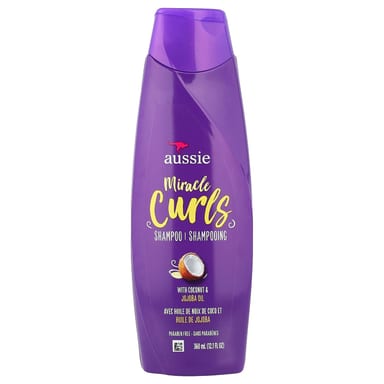 Масло жожоба Aussie Miracle Curls, вкус Shampoo With Coconut & Jojoba Oil, 360 мл