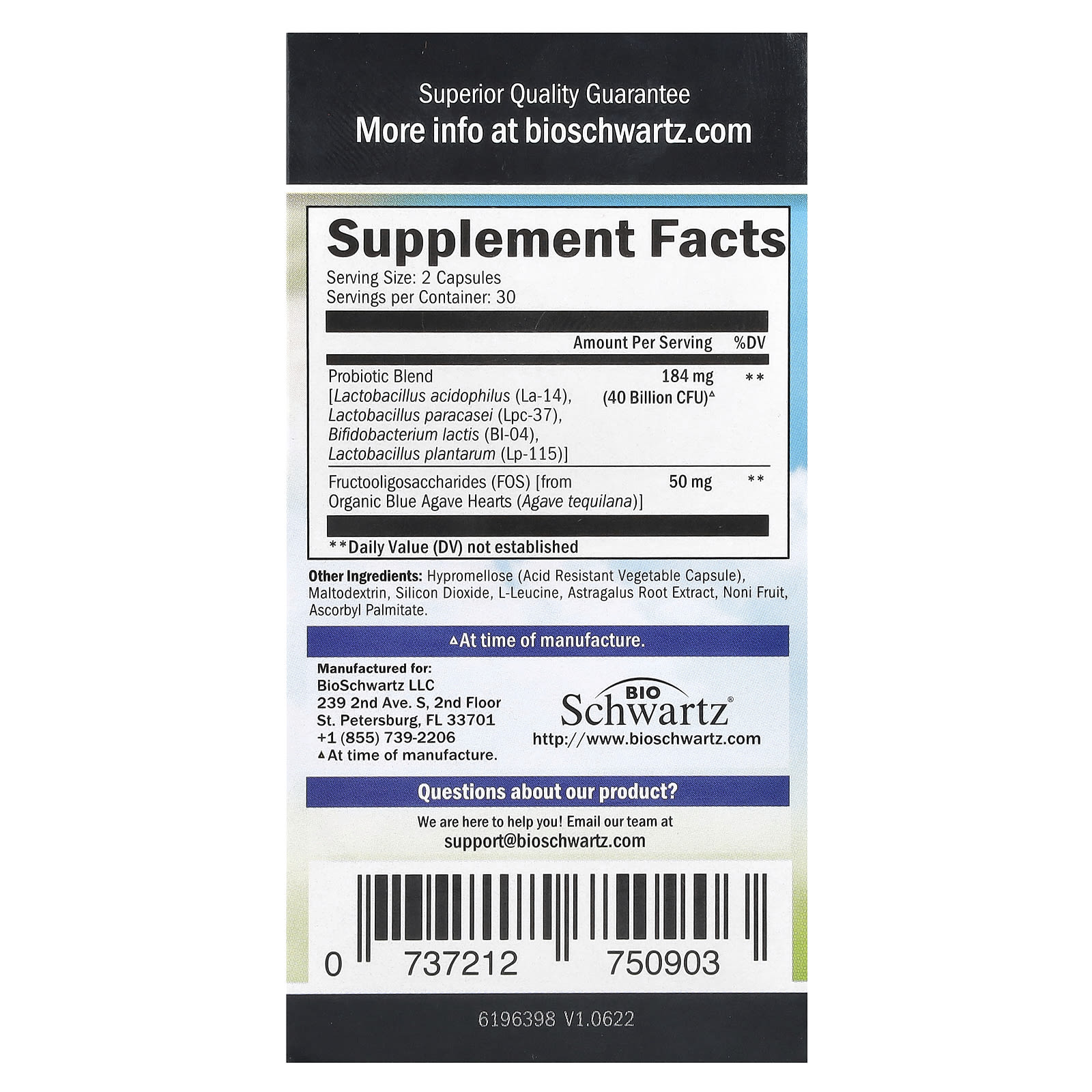 Пробиотик BioSchwartz Advanced Strength, 60 капсул — фото 3