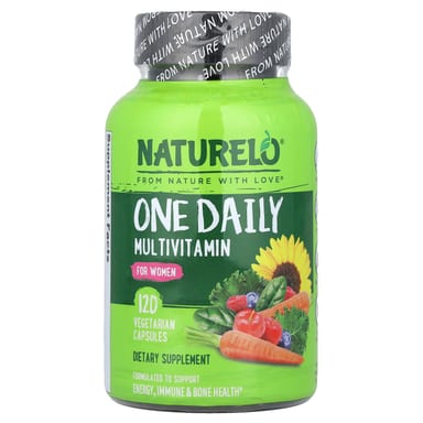 Мультивитамины NATURELO One Daily For Women, 120 растительных капсул
