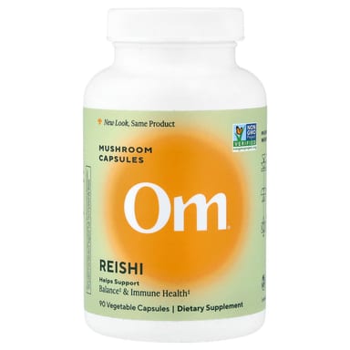 Рейши Om Mushrooms Mushroom Capsules, 666 мг, 90 растительных капсул