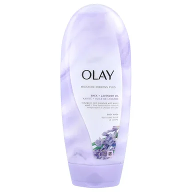 Фото товара: Гель для душа Olay Moisture Ribbons Plus Shea Lavender Oil, 532 мл, масло